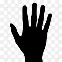 拇指手模型手套轮廓字体-空若网 拇指手模型手套轮廓字体-空若网