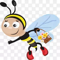 蜜蜂剪贴画png图片昆虫-空若网 蜜蜂剪贴画png图片昆虫-空若网