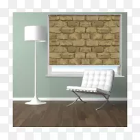 窗帘、百叶窗、墙贴、木-旧砖墙卧室-空若网 窗帘、百叶窗、墙贴、木-旧砖墙卧室-空若网