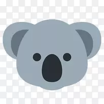 澳大利亚考拉表情贴纸iphone-koala-空若网 澳大利亚考拉表情贴纸iphone-koala-空若网