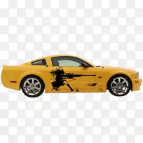 福特野马贴纸车-空若网 福特野马贴纸车-空若网