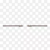 角身穿孔首饰.两支对立矛-空若网 角身穿孔首饰.两支对立矛-空若网