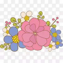 花卉设计插图图案对称模型-空若网 花卉设计插图图案对称模型-空若网