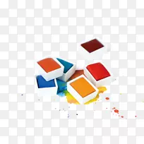 ˮ�ʻ�����ͼ��.ǳ��ɫˮ��-������