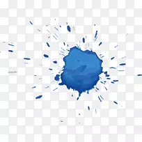 蓝色水彩画-水彩画-空若网 蓝色水彩画-水彩画-空若网