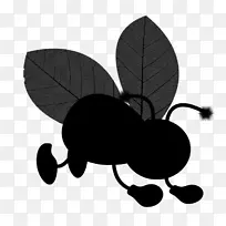 黑白昆虫剪贴画剪影-空若网 黑白昆虫剪贴画剪影-空若网