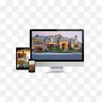 电脑显示器多媒体展示广告网站-美丽的房地产-空若网 电脑显示器多媒体展示广告网站-美丽的房地产-空若网