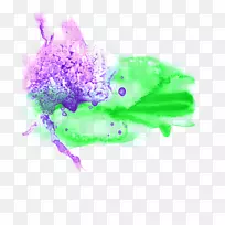 水彩画抽象艺术色彩飞溅-空若网 水彩画抽象艺术色彩飞溅-空若网
