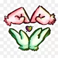 剪贴画动物开花植物爱我的生命植物-水彩画-空若网 剪贴画动物开花植物爱我的生命植物-水彩画-空若网