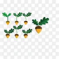 果叶剪贴画植物茎开花植物-空若网 果叶剪贴画植物茎开花植物-空若网