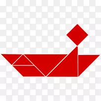 拼图七巧板游戏图像几何形状-数学-空若网 拼图七巧板游戏图像几何形状-数学-空若网