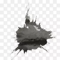 透明水彩画.黑色-空若网 透明水彩画.黑色-空若网