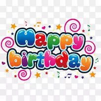 生日快乐图像插图图形.欢快按钮-空若网 生日快乐图像插图图形.欢快按钮-空若网