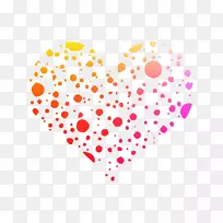 剪贴画线点爱我的生命之心-空若网 剪贴画线点爱我的生命之心-空若网