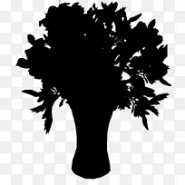 黑色剪影字体开花植物-空若网 黑色剪影字体开花植物-空若网