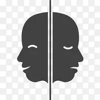 鼻子黑角线轮廓-空若网 鼻子黑角线轮廓-空若网