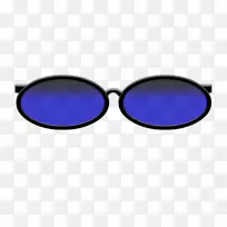 戴蓝色太阳镜的眼镜.太阳镜-空若网 戴蓝色太阳镜的眼镜.太阳镜-空若网