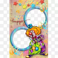祝你生日快乐相框生日蛋糕祝你生日快乐小丑相框-空若网 祝你生日快乐相框生日蛋糕祝你生日快乐小丑相框-空若网