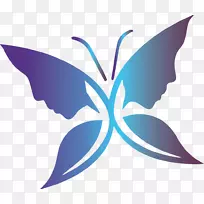 剪贴画公司蝴蝶紫色对称女人-空若网 剪贴画公司蝴蝶紫色对称女人-空若网