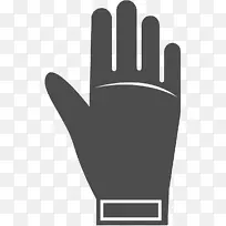 手型拇指黑白产品设计手套-空若网 手型拇指黑白产品设计手套-空若网