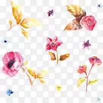 图形水彩画设计图像纹理水彩画花-空若网 图形水彩画设计图像纹理水彩画花-空若网