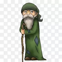 雪碧动画二维空间男子-老人-空若网 雪碧动画二维空间男子-老人-空若网