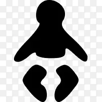 剪贴画黑白手指轮廓线-婴儿免费图标-空若网 剪贴画黑白手指轮廓线-婴儿免费图标-空若网