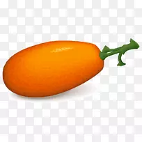 水果苦瓜剪贴画-柿子-空若网 水果苦瓜剪贴画-柿子-空若网