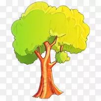 水彩画树形剪贴画-空若网 水彩画树形剪贴画-空若网