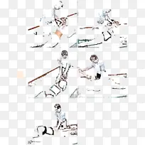 手指 鞋子 线条艺术-空若网 手指 鞋子 线条艺术-空若网