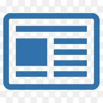 线条 矩形 电蓝-空若网 线条 矩形 电蓝-空若网