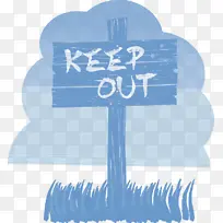 标志 卧室 蓝色-空若网 标志 卧室 蓝色-空若网