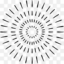 白色 圆形 线条-空若网 白色 圆形 线条-空若网