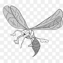 蚊子 绘画 病媒-空若网 蚊子 绘画 病媒-空若网