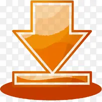 徽标 箭头 橙色-空若网 徽标 箭头 橙色-空若网