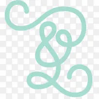 剪影 绿松石 水蓝-空若网 剪影 绿松石 水蓝-空若网