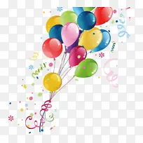 丝带 气球 生日-空若网 丝带 气球 生日-空若网