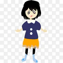 女孩 卡通 女人-空若网 女孩 卡通 女人-空若网