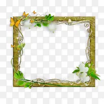 相框 长方形 花卉设计-空若网 相框 长方形 花卉设计-空若网