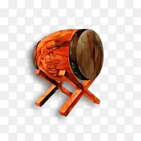 木材 橙色 鼓-空若网 木材 橙色 鼓-空若网