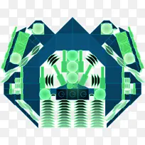 对称 线条 绿色-空若网 对称 线条 绿色-空若网