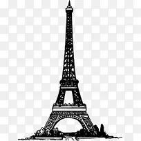埃菲尔铁塔 塔楼 绘画-空若网 埃菲尔铁塔 塔楼 绘画-空若网
