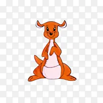 袋鼠 巨足动物 卡通-空若网 袋鼠 巨足动物 卡通-空若网