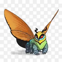 飞蛾 昆虫 卡通-空若网 飞蛾 昆虫 卡通-空若网