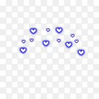 心形 表情符号 蓝色-空若网 心形 表情符号 蓝色-空若网