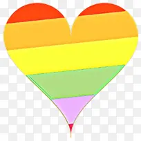 黄色 线条 心-空若网 黄色 线条 心-空若网