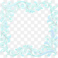 画框 蓝色 线条-空若网 画框 蓝色 线条-空若网