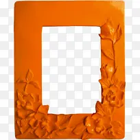 相框 矩形 橙色-空若网 相框 矩形 橙色-空若网