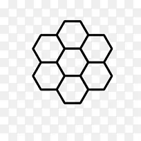 蜜蜂 蜂巢 六边形-空若网 蜜蜂 蜂巢 六边形-空若网
