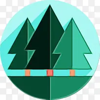 三角形 叶子 绿色-空若网 三角形 叶子 绿色-空若网